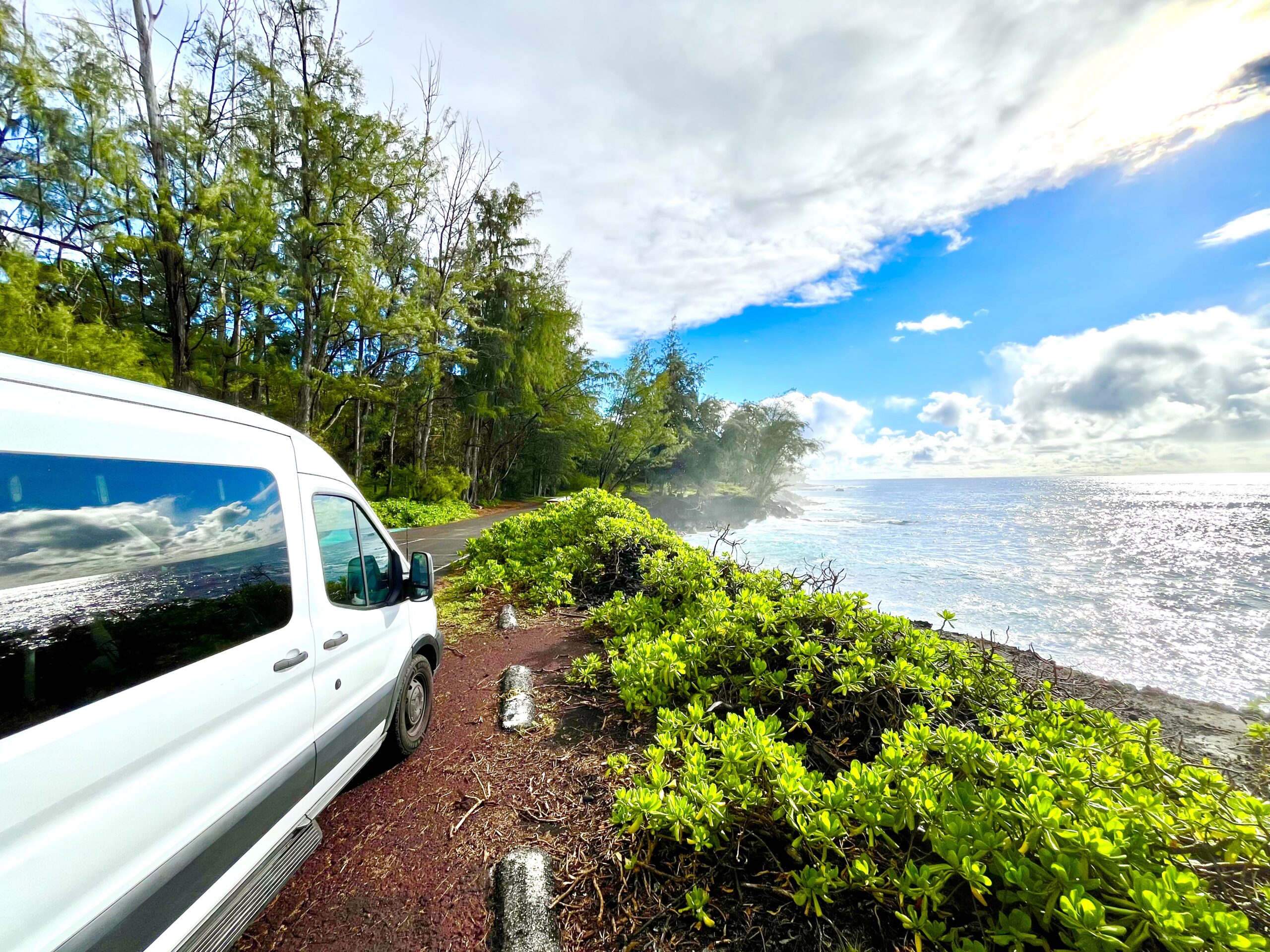 camper van hawaii ocean
